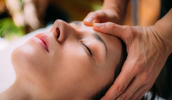 Craniosacral therapy head massage for pain and migraine relief